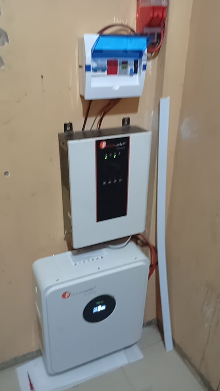 Commercial Solar Inverter Array